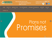 Tablet Screenshot of nobelef.com